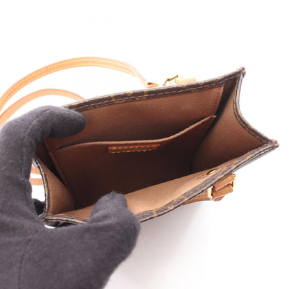 Louis Vuitton Handbag Sac Plat Canvas Leather Petite — view 3