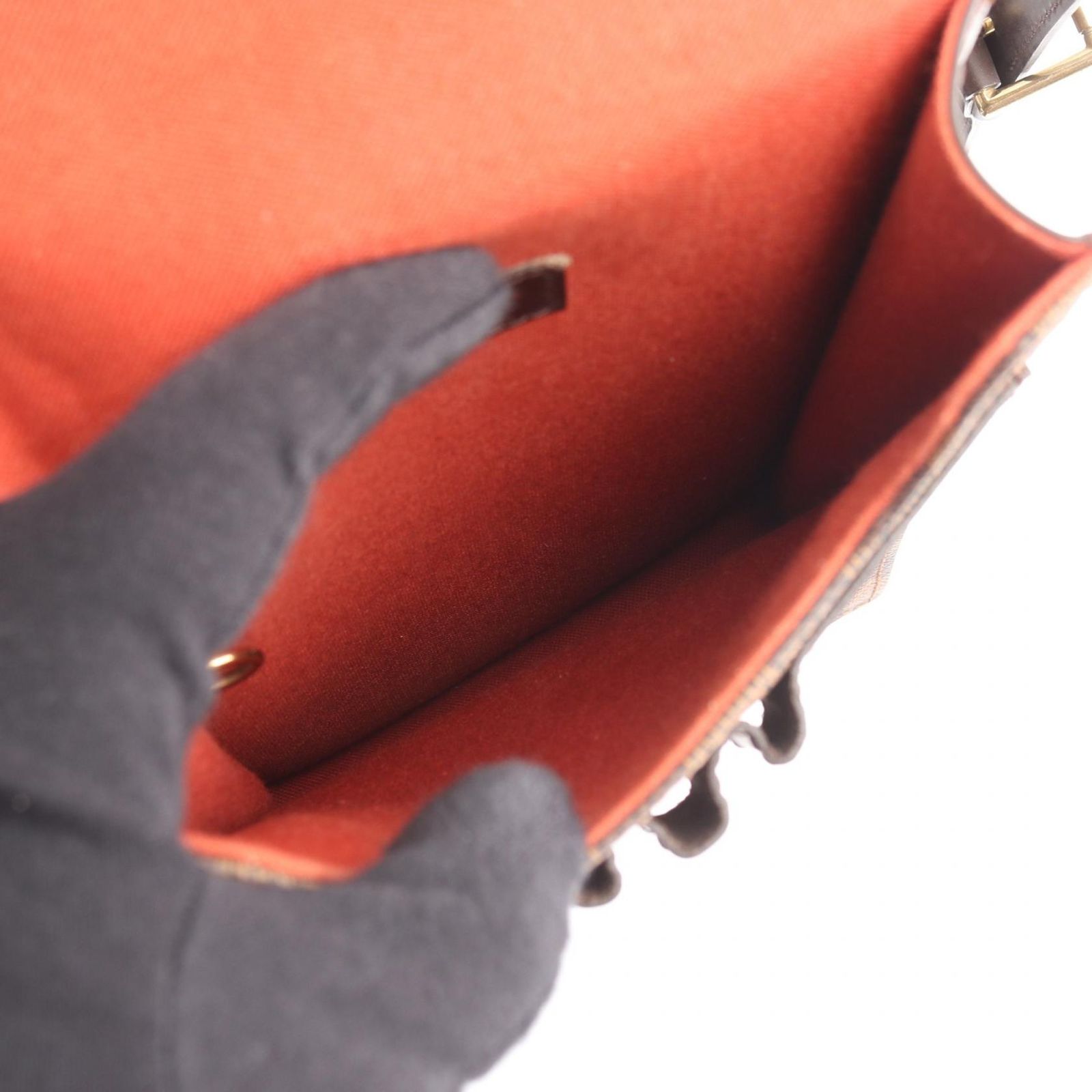 Louis Vuitton Shoulder Bag Portobello Canvas Leather — view 3