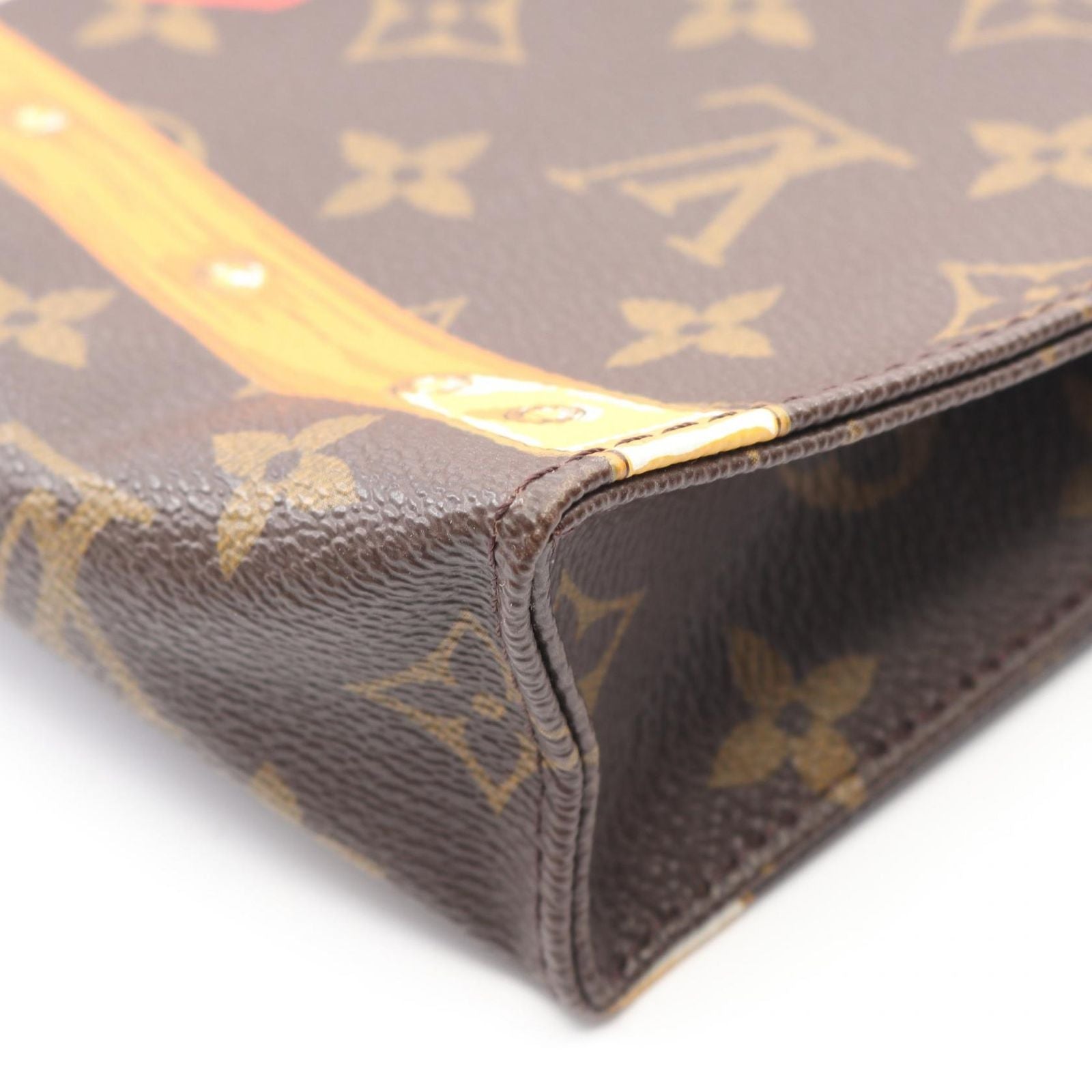 Louis Vuitton Clutch Poche Toilette 26 Monogram Canvas Leather — view 6