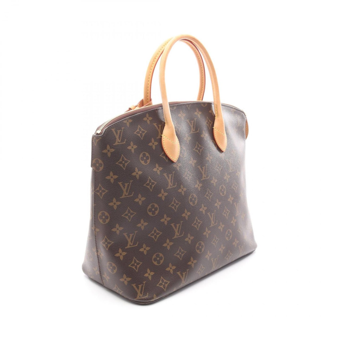 Louis Vuitton Handbag Lockit MM Canvas Leather — view 2