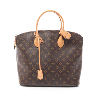 Louis Vuitton Handbag Lockit MM Canvas Leather