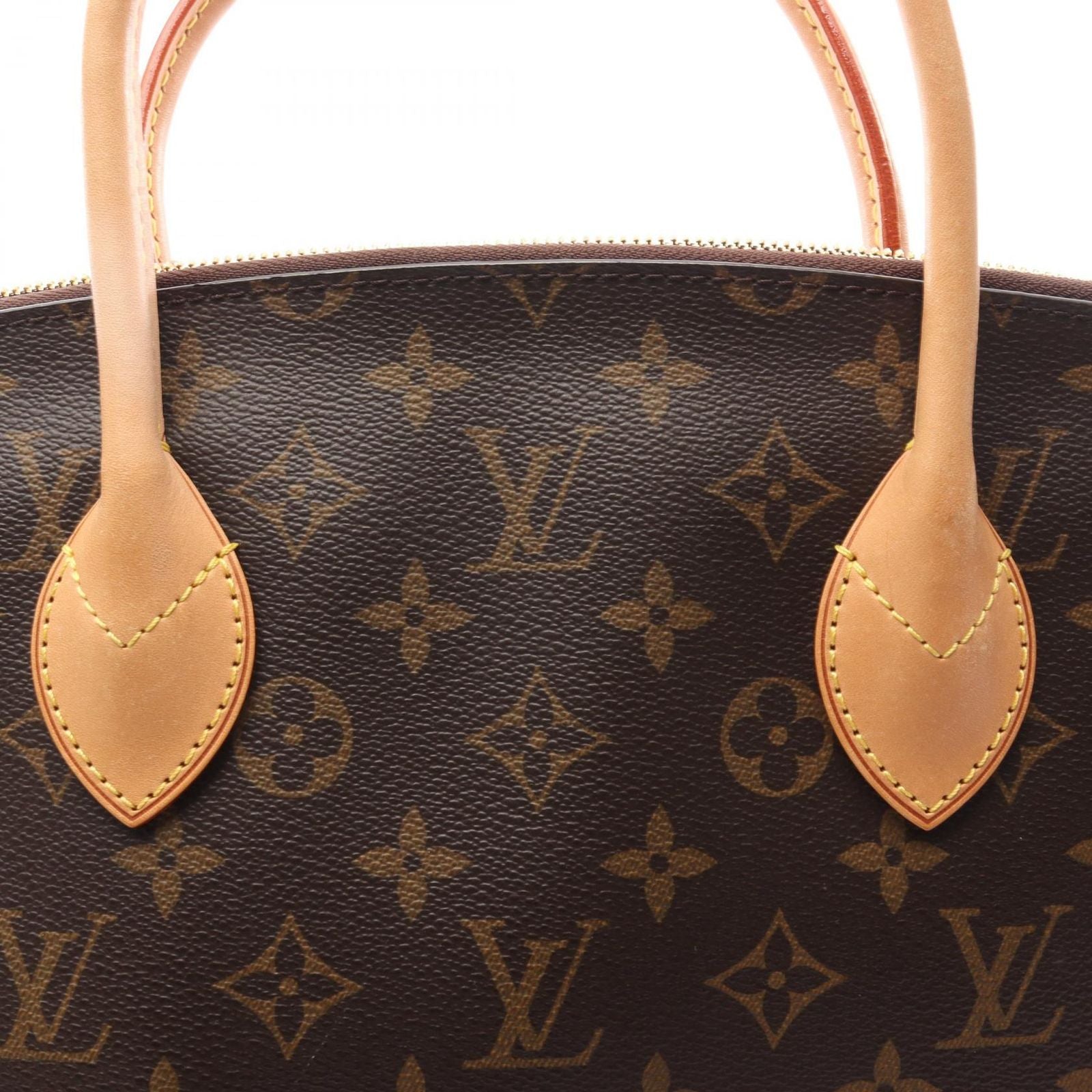 Louis Vuitton Handbag Lockit MM Canvas Leather — view 9