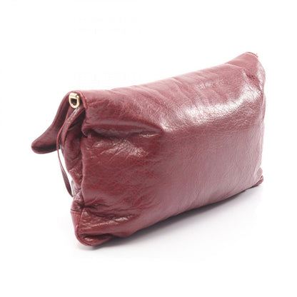 Balenciaga Clutch Giant Envelope Wine Red Leather 2-Way — view 2