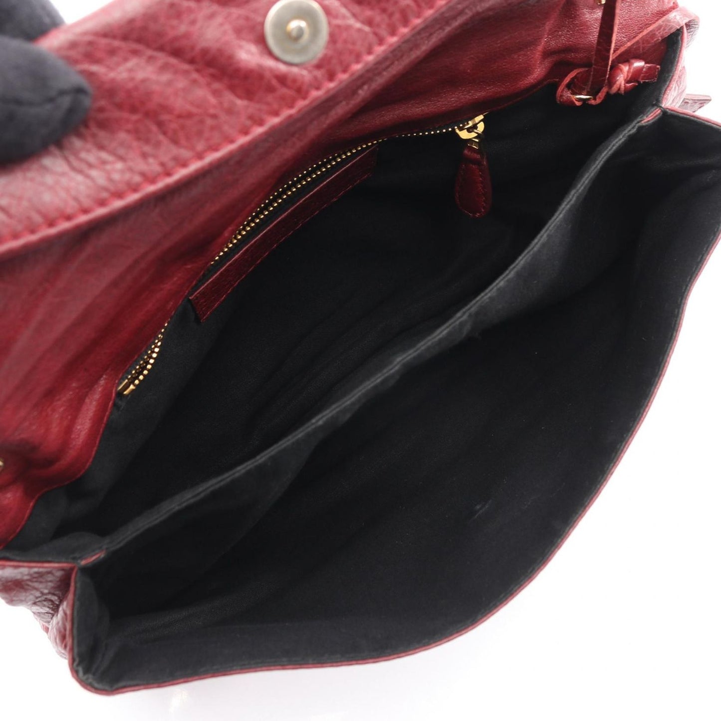 Balenciaga Clutch Giant Envelope Wine Red Leather 2-Way — view 3