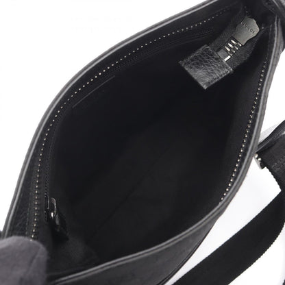 Gucci Shoulder Bag GG Pattern Black Fabric Leather — view 3