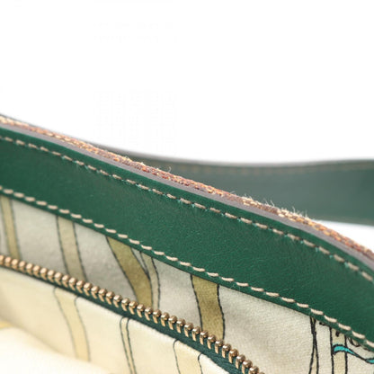 Gucci Shoulder Bag GG Canvas Horsebit Beige Green — view 9