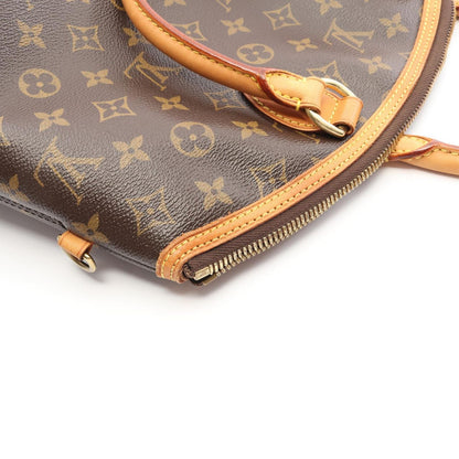 Louis Vuitton Handbag Lockit Vertical Canvas Leather — view 9