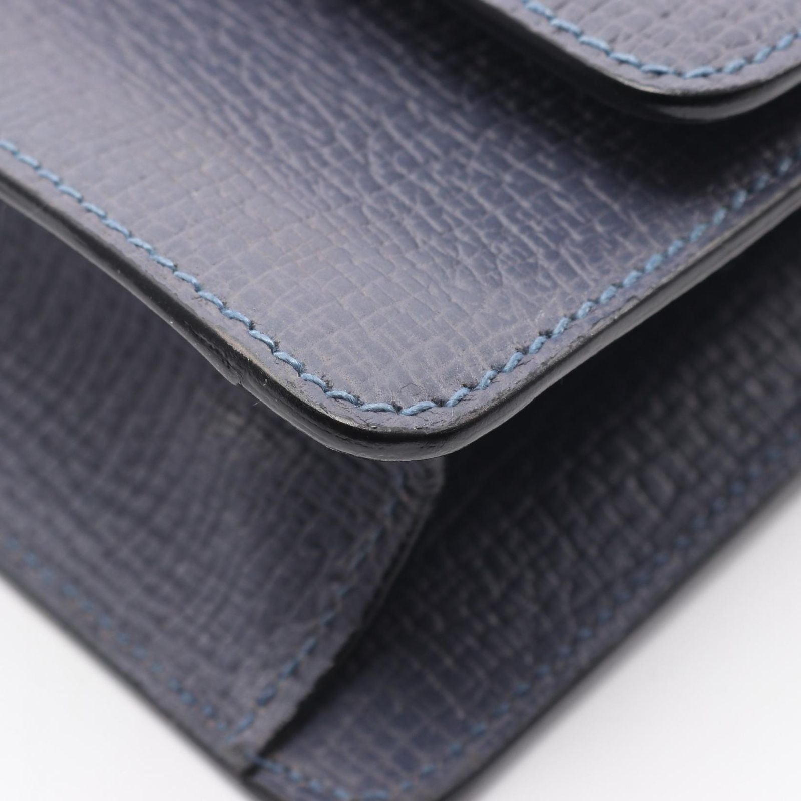 Loewe Handbag Barcelona Dark Blue Leather — view 5