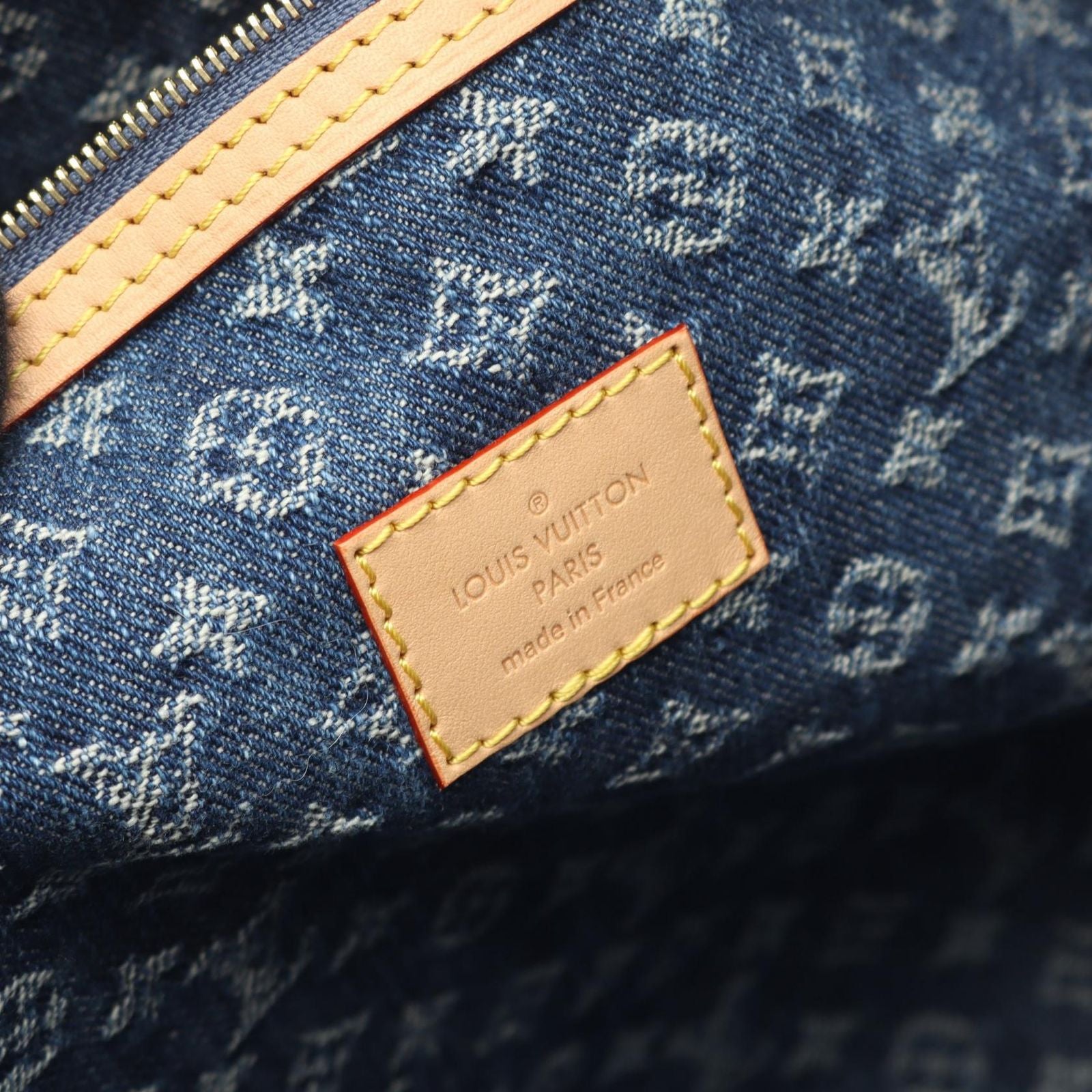 Louis Vuitton Boston Bag LV Remix Keepall Bandouliere 45 Monogram Denim Blue — view 4