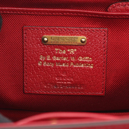 Gucci Handbag Music IS Mine Bamboo White Wine Red Multi Canvas Leather 2-Way — view 4