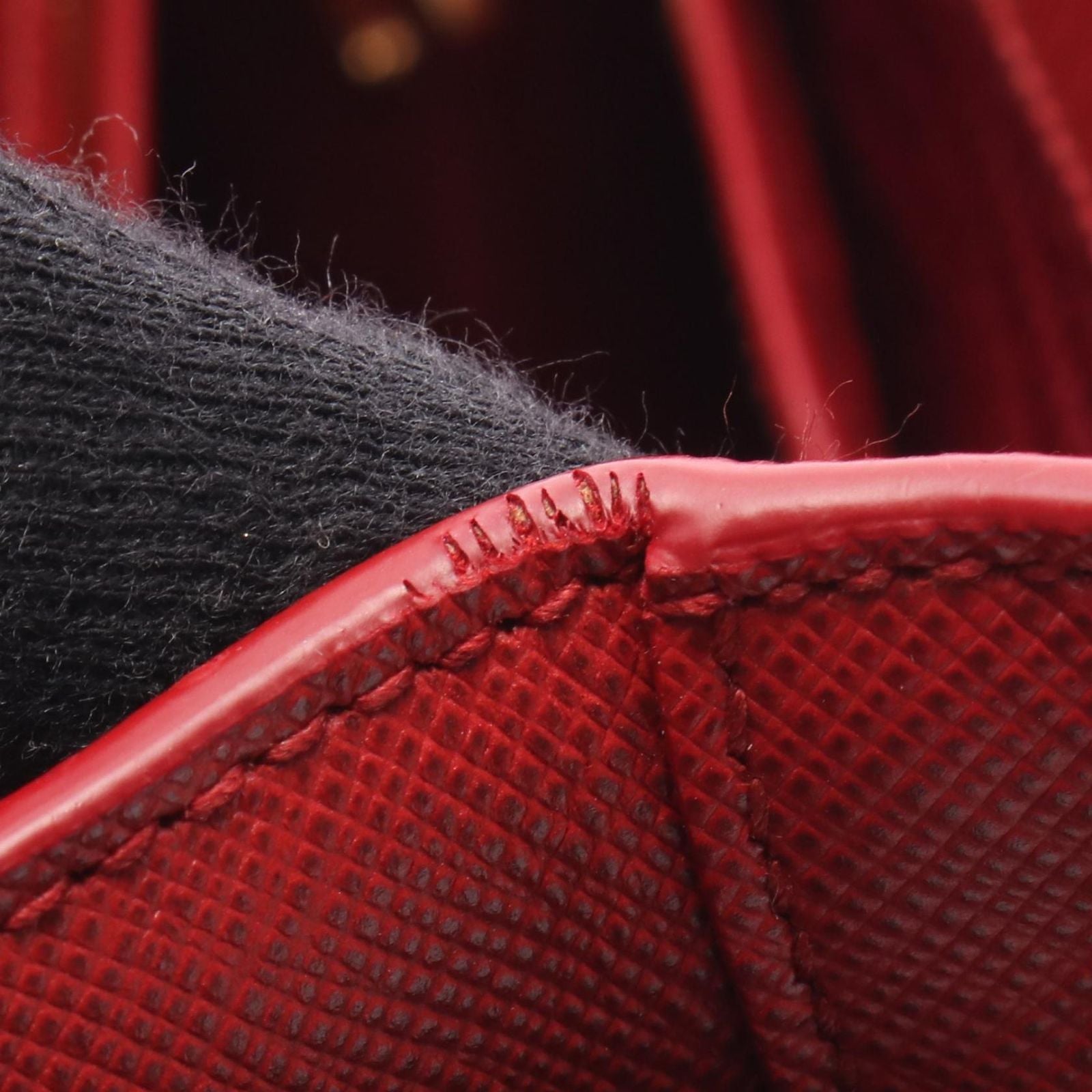 Prada Handbag Galleria Red Leather 2-Way — view 7