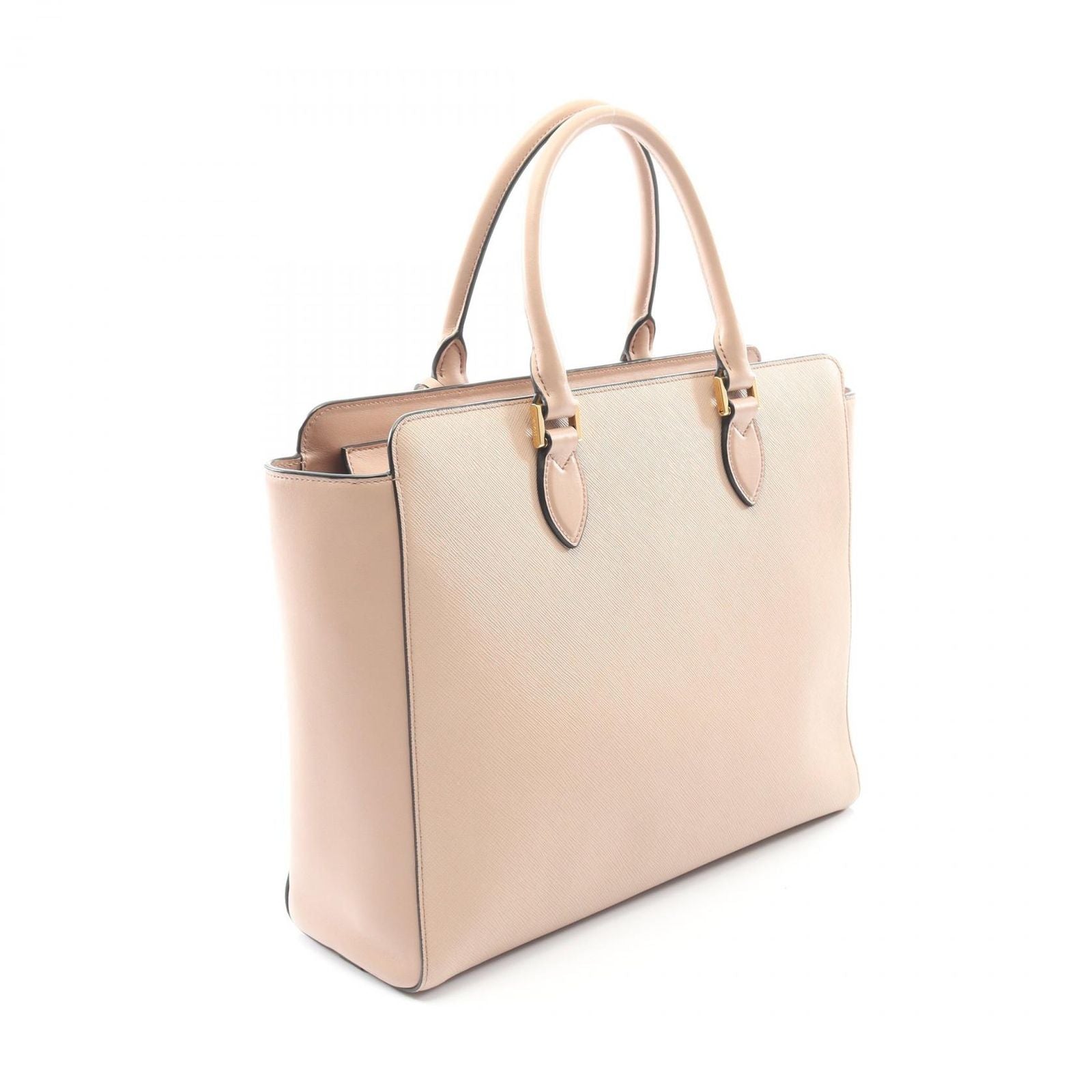 Prada Tote Pink Beige Saffiano Leather Galleria 2-Way — view 2