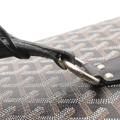 Goyard Suitcase Sardaigne Vanity Case Black Canvas Leather — view 9