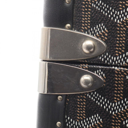 Goyard Suitcase Sardaigne Vanity Case Black Canvas Leather — view 5