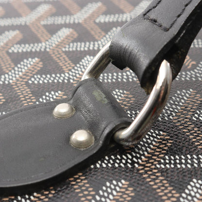 Goyard Suitcase Sardaigne Vanity Case Black Canvas Leather — view 8