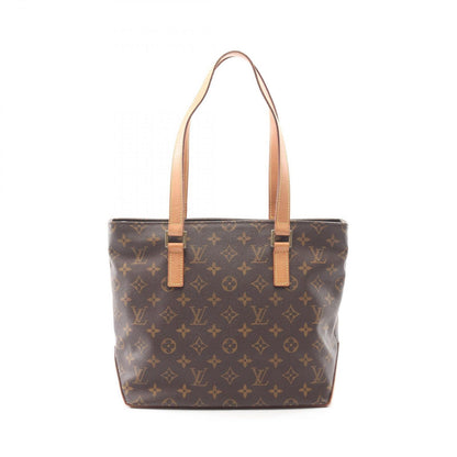 Louis Vuitton Shoulder Bag Cabas Piano Canvas Leather