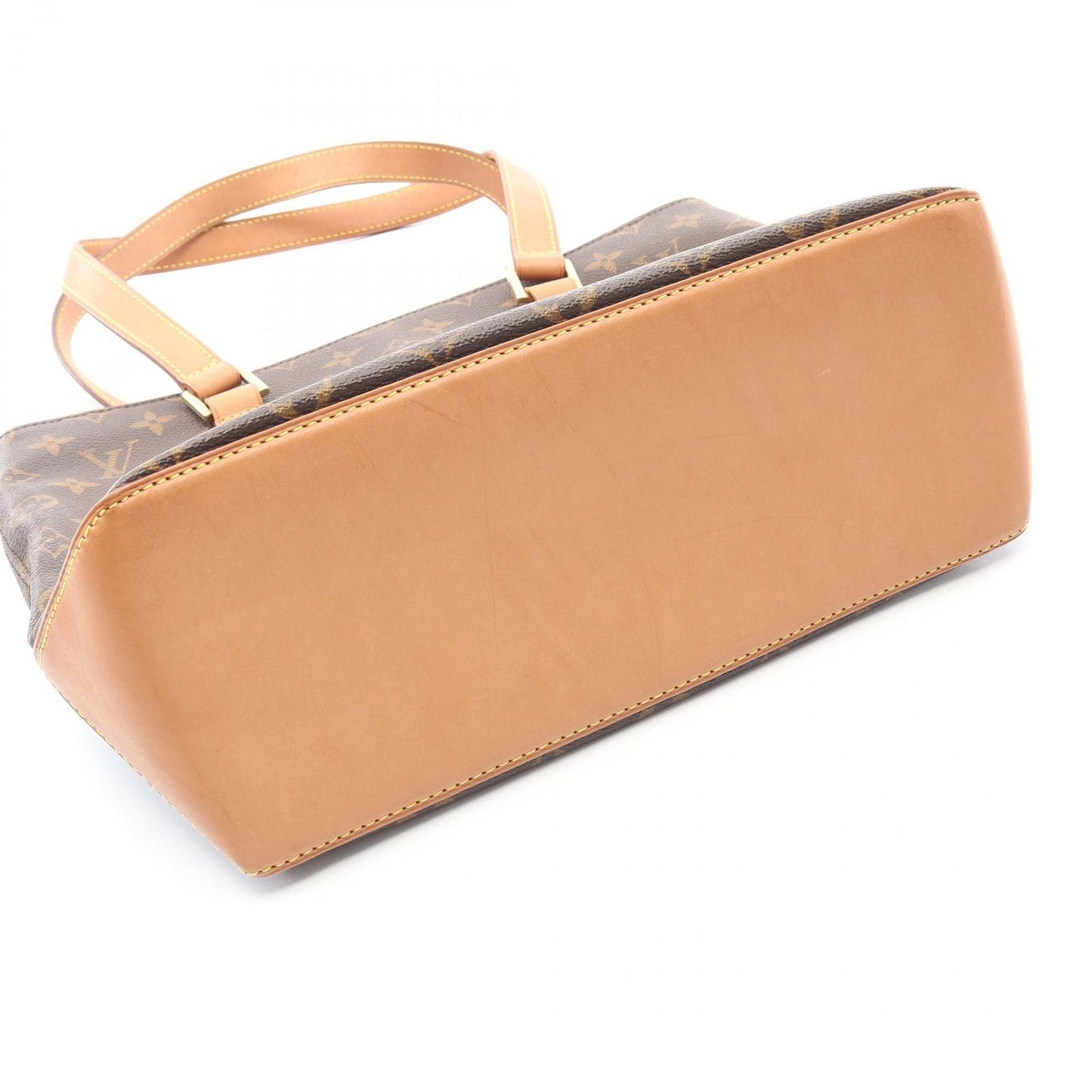 Louis Vuitton Shoulder Bag Cabas Piano Canvas Leather — view 7