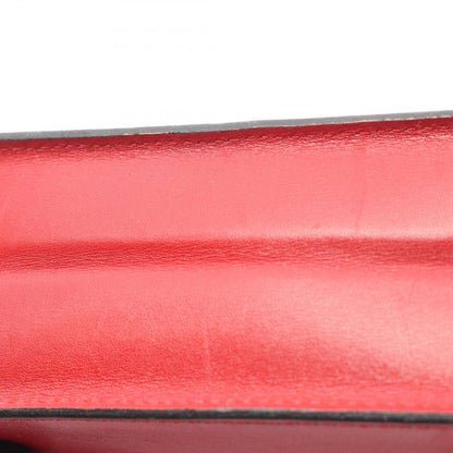Dior Shoulder Bag CD Logo Red Leather Vintage Chain — view 8