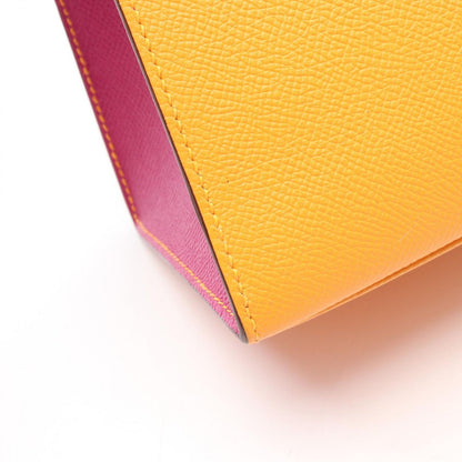 Hermes Handbag Kelly 28 Moutard Rose Purple — view 8