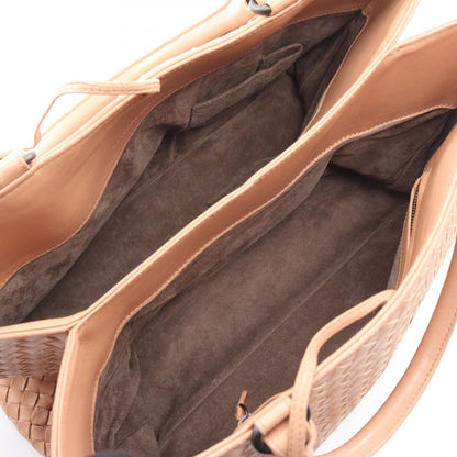 Bottega Veneta Tote Intrecciato Pink Beige Leather — view 3