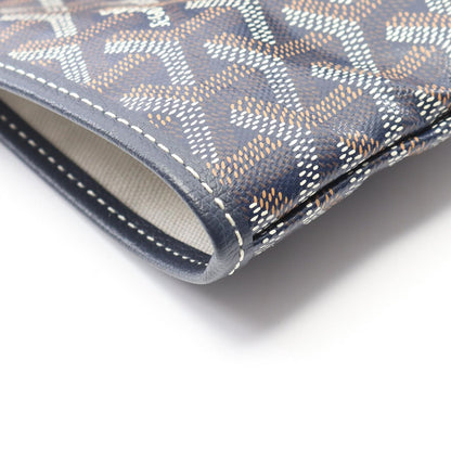 Goyard Tote Saint Louis PM Navy Canvas Leather — view 7