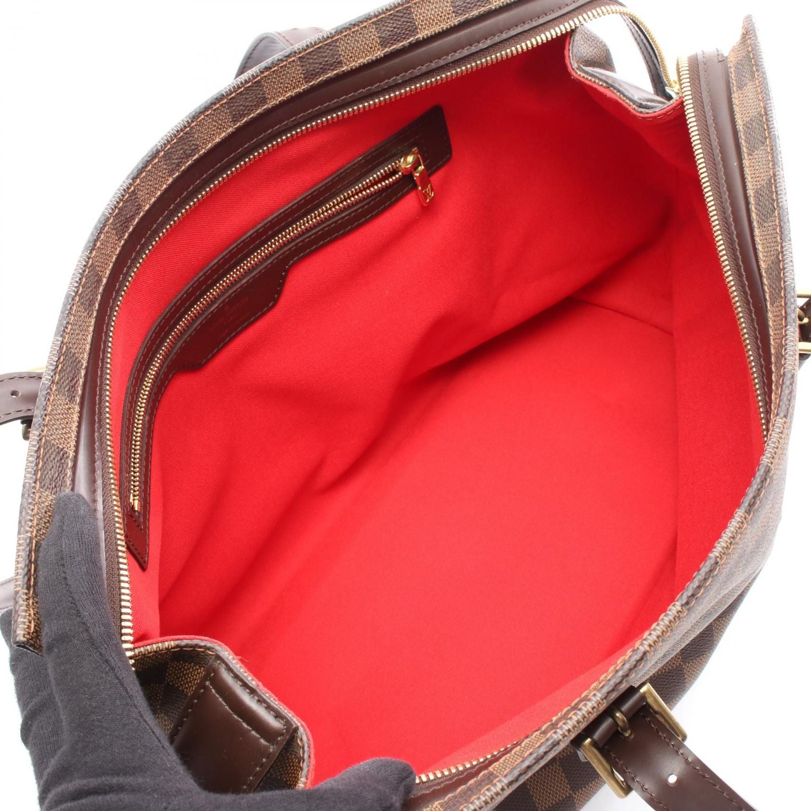 Louis Vuitton Tote Chelsea Canvas Leather — view 3