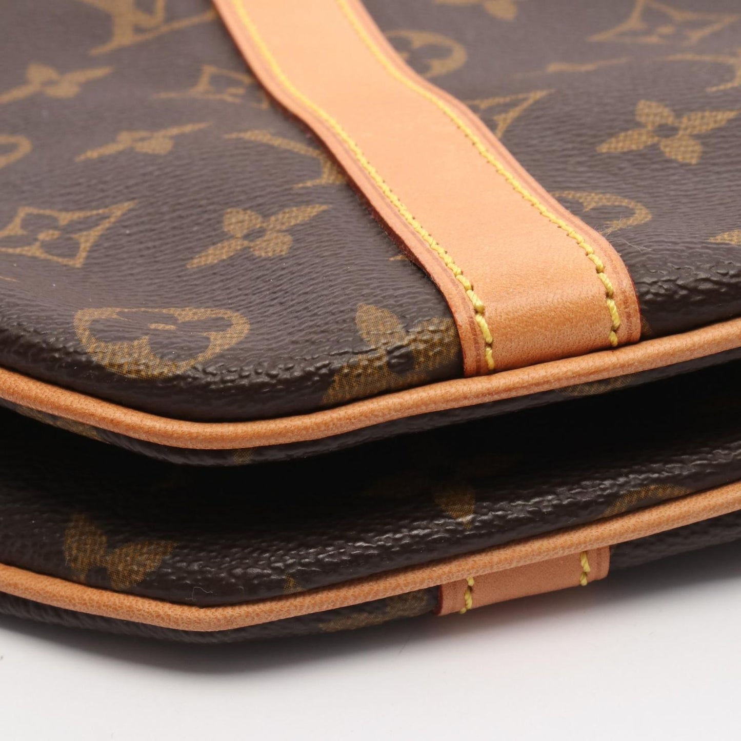 Louis Vuitton Tote Sac Shopping Canvas Leather — view 7