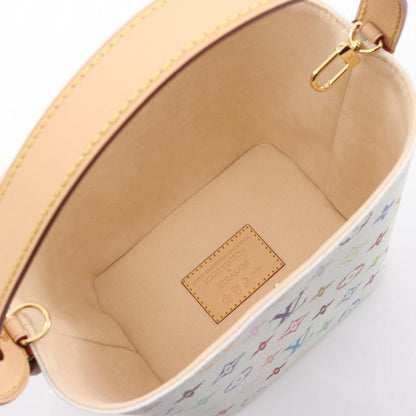 Louis Vuitton Handbag LV Tm All in BB Monogram Multicolor Blanc Canvas Leather — view 3