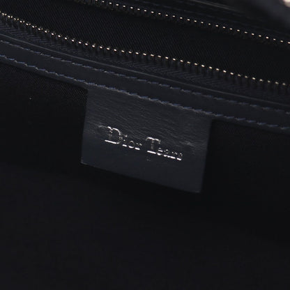 Dior Boston Bag Denim Tears Rango 50 Oblique Peace Sign Navy Canvas — view 4