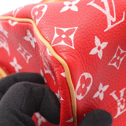 Louis Vuitton Handbag Speedy P9 Bandouliere 25 Rouge Canvas Leather — view 5