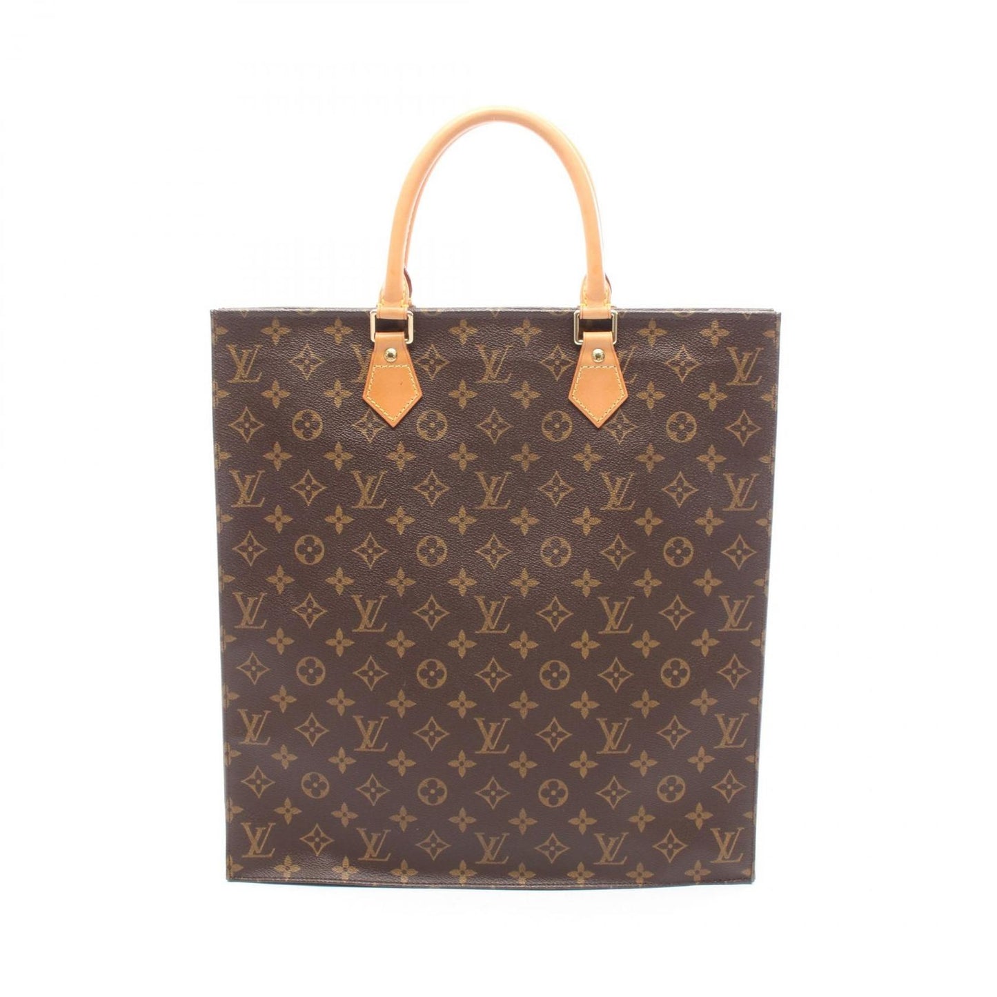 Louis Vuitton Tote Sac Plat Canvas Leather Sac Pla