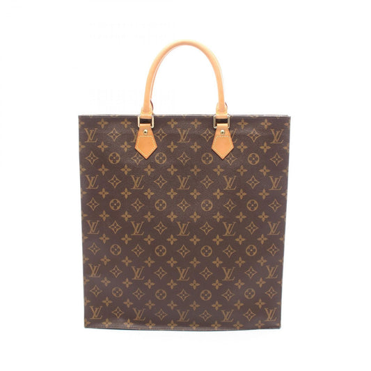 Louis Vuitton Tote Sac Plat Canvas Leather Sac Pla