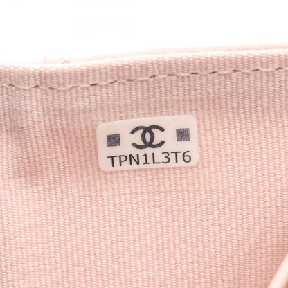 Chanel Trifold Wallet Quilted Baby Pink Caviar Leather — view 6