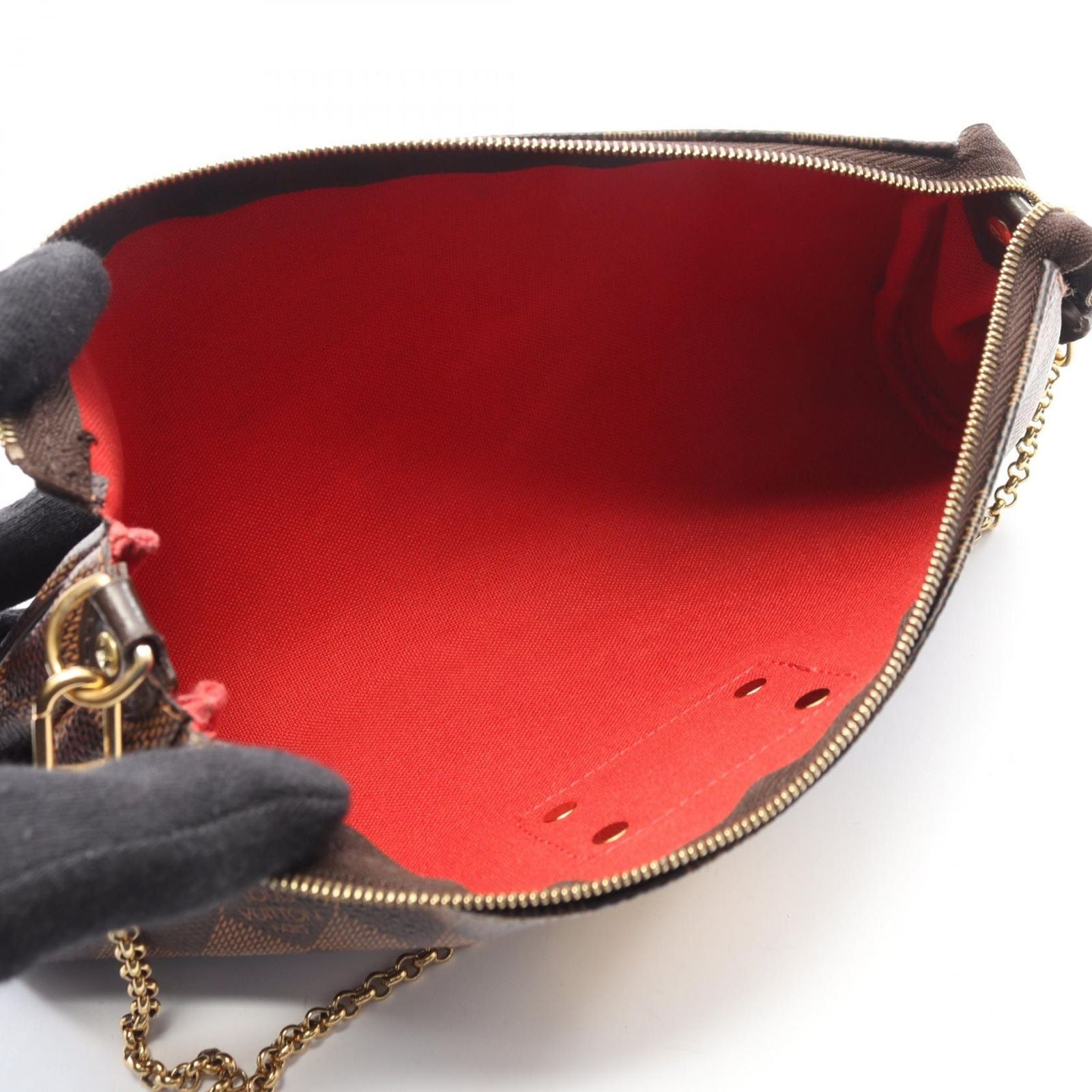 Louis Vuitton Handbag Canvas Leather — view 3