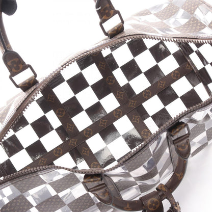 Louis Vuitton Boston Bag Keepall Bandouliere 50 Monogram Chess Canvas — view 3