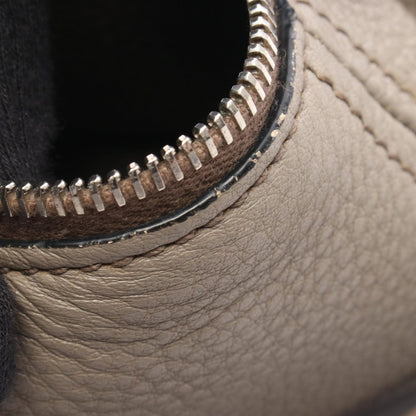 Prada Shoulder Bag Gray Leather — view 9