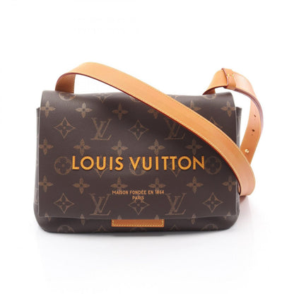 Louis Vuitton Shoulder Bag Takeout Messenger Monogram Canvas Leather