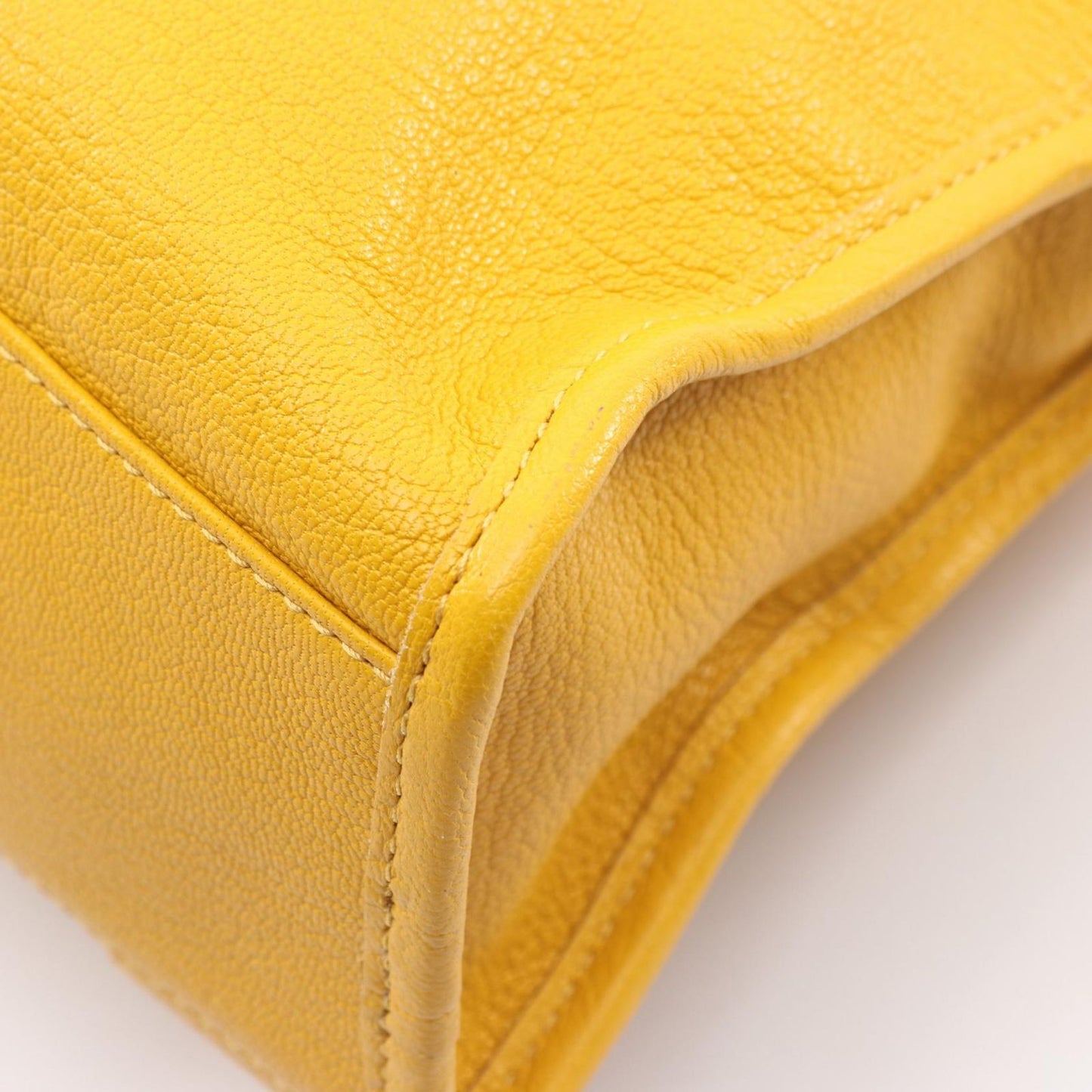 Balenciaga Handbag Classic Metallic Edge City Yellow Leather — view 5