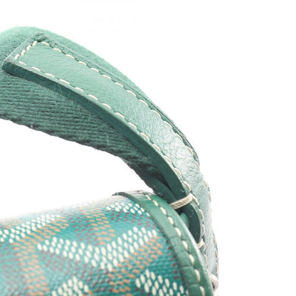 Goyard Shoulder Bag Capet Chien MM Green Canvas Leather — view 6