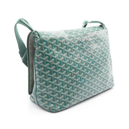 Goyard Shoulder Bag Capet Chien MM Green Canvas Leather — view 2
