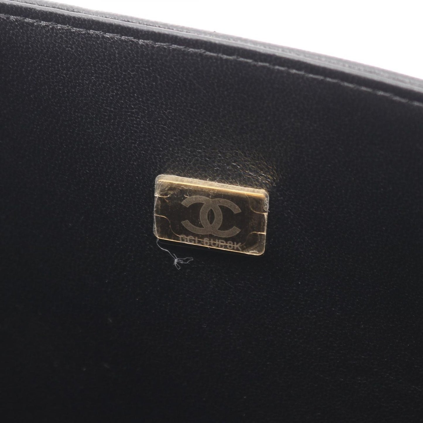 Chanel Shoulder Bag Quilted Double Flap Black Lambskin Chain — view 5