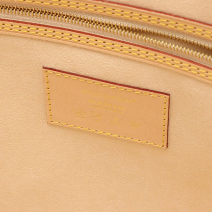 Louis Vuitton Tote LV TM Neverfull MM Monogram Multicolor Blanc Canvas Leather — view 4