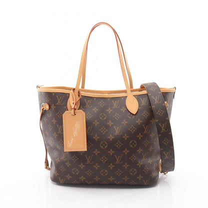 Louis Vuitton Tote Neverfull Inside Out MM Monogram Canvas Leather