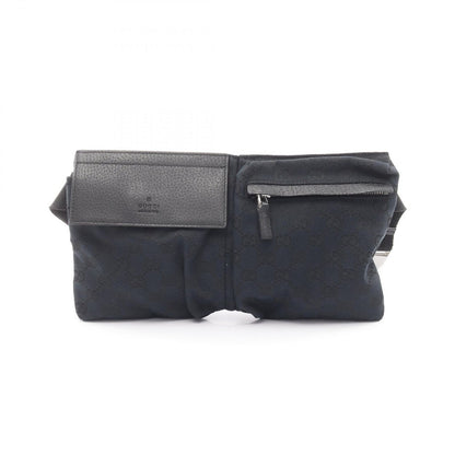 Gucci Waist Bag GG Canvas Black