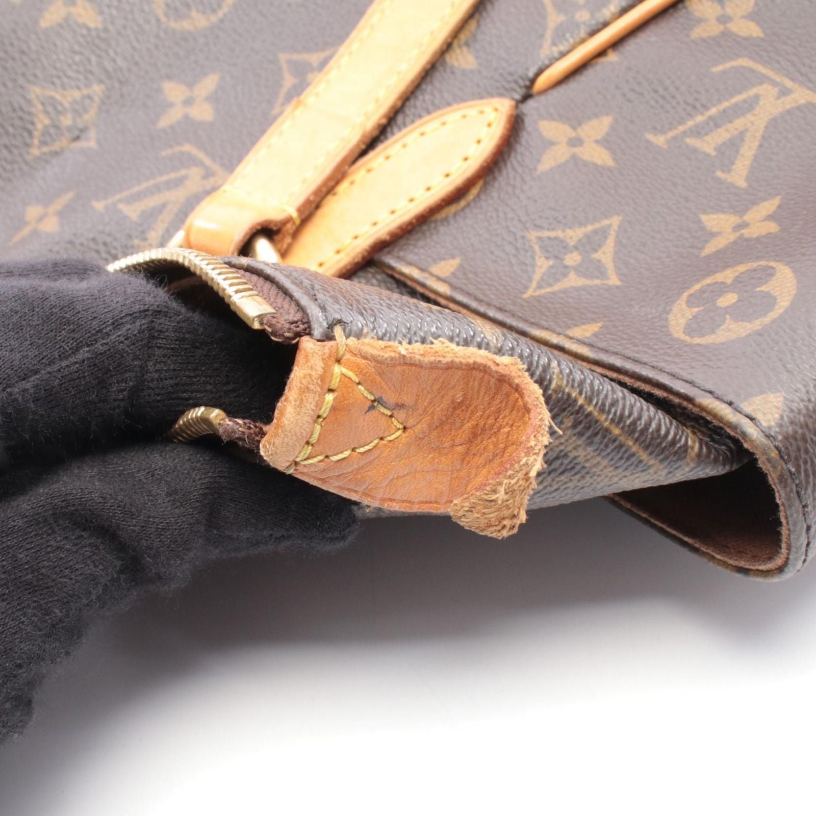 Louis Vuitton Tote Totally PM Canvas Leather — view 9