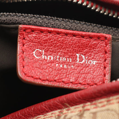 Dior Handbag Rasta Trotter Beige Canvas Leather Mini Boston — view 4