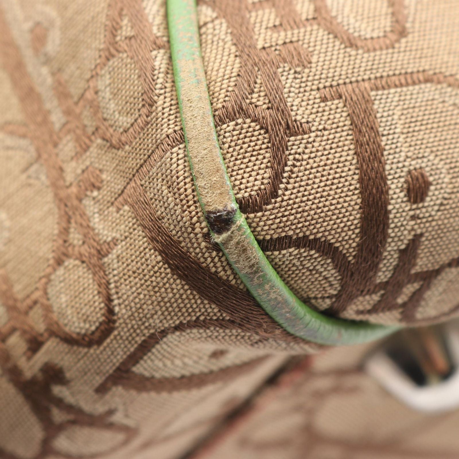 Dior Handbag Rasta Trotter Beige Canvas Leather Mini Boston — view 6