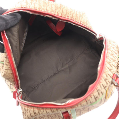 Dior Handbag Rasta Trotter Beige Canvas Leather Mini Boston — view 3