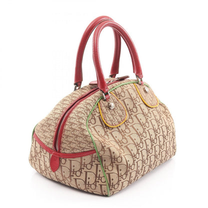 Dior Handbag Rasta Trotter Beige Canvas Leather Mini Boston — view 2