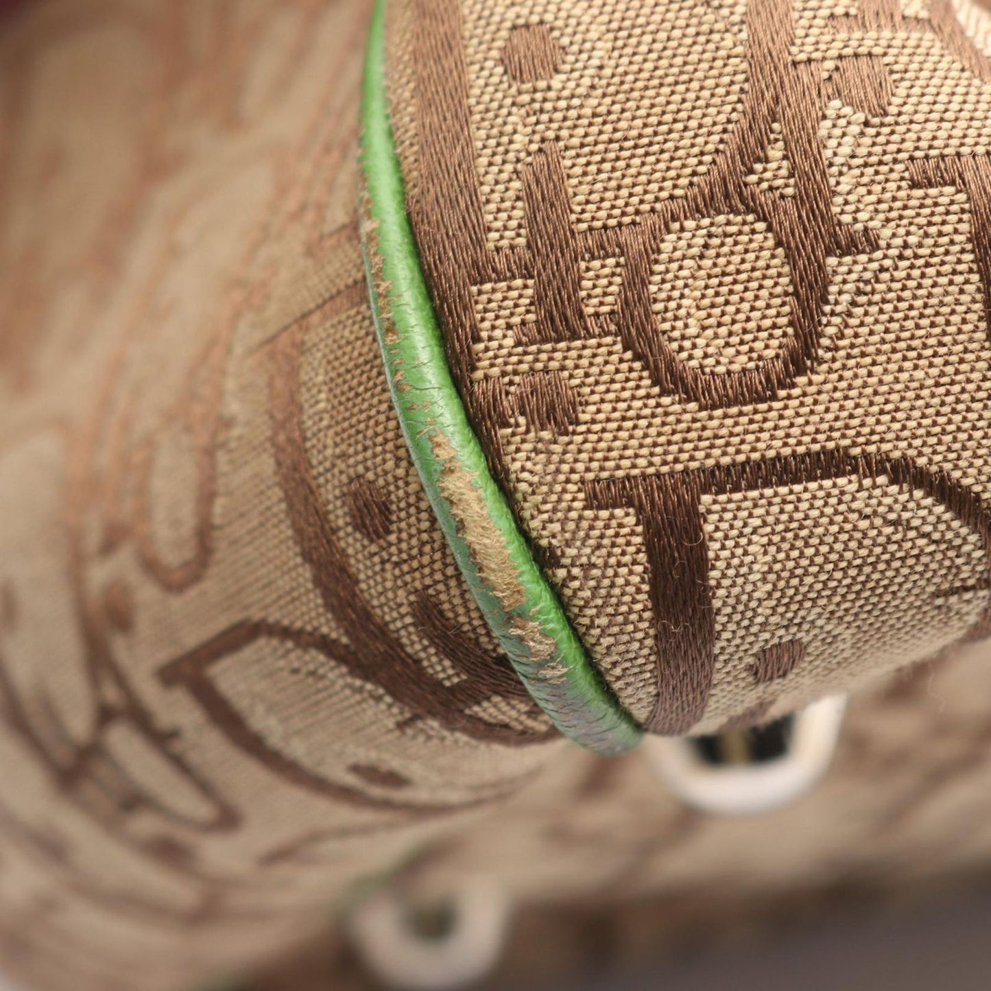 Dior Handbag Rasta Trotter Beige Canvas Leather Mini Boston — view 5